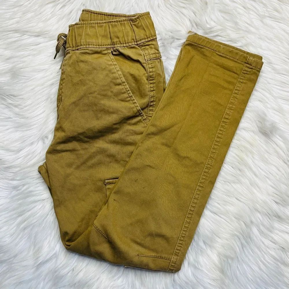 Cat & Jack Cargo Pull On Pants Brown Size 10